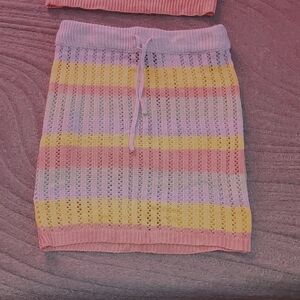 Pastel Multicolored 2 piece set